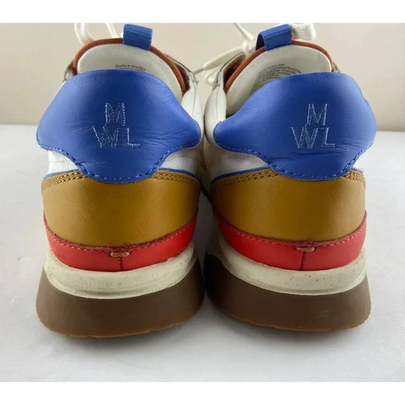 Madewell Kickoff Trainer Sneakers Colorblock Leather & Suede Womens 10 Mens 8.5 - Picture 7 of 12